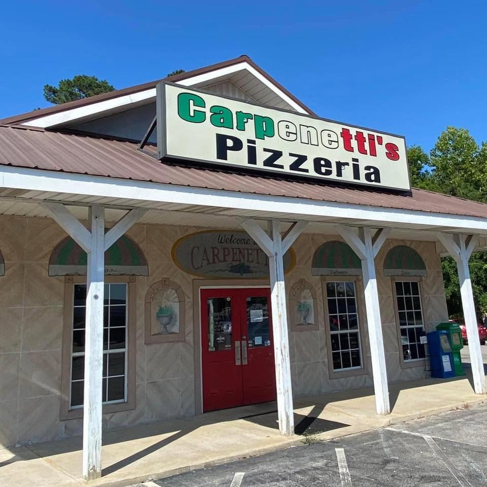 Carpenetti's storefront in Moody, Alabama